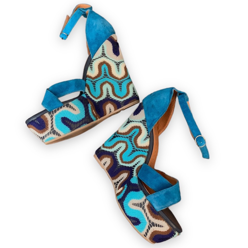 Jeffrey Campbell Handmade Ibiza Label platform Wedge Sandals